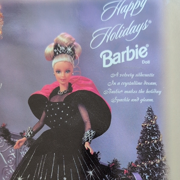 RARE ERROR Barbie in Vibrant Pink and Elegant Black Gown - Picture 6 of 16